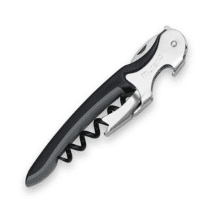 Professional black Murano corkscrew